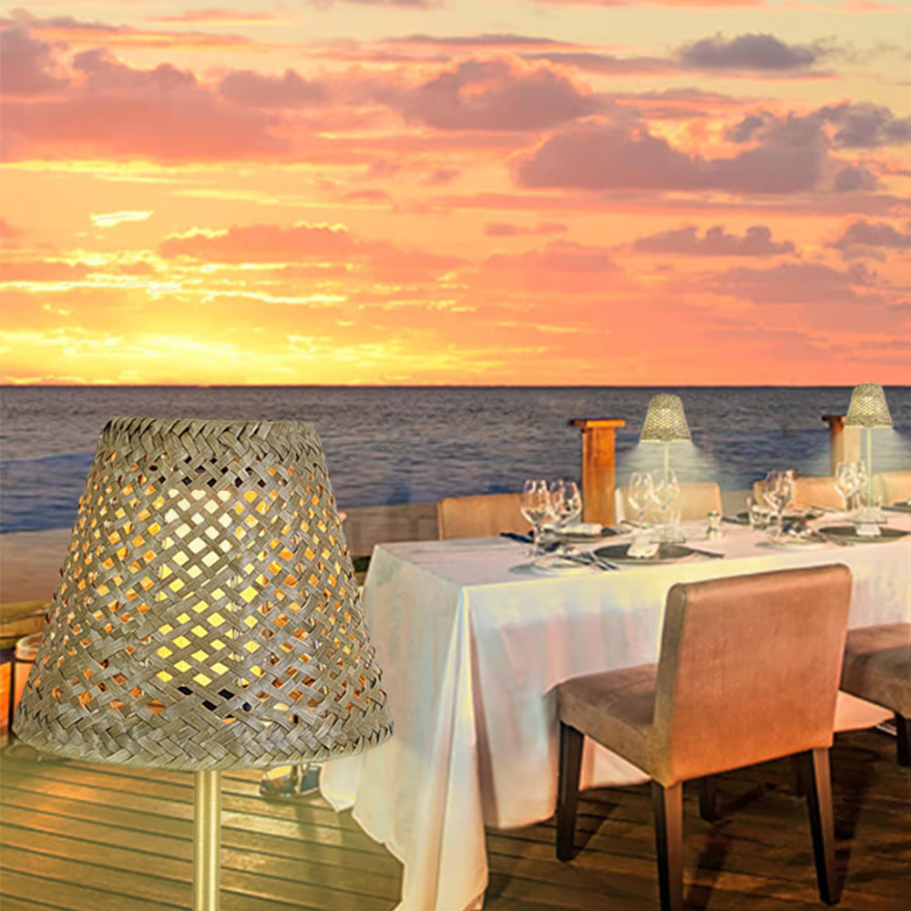 LumiTerras – Draadloze LED Tafellamp, Dimbare Buitenverlichting voor Terras en Tuin