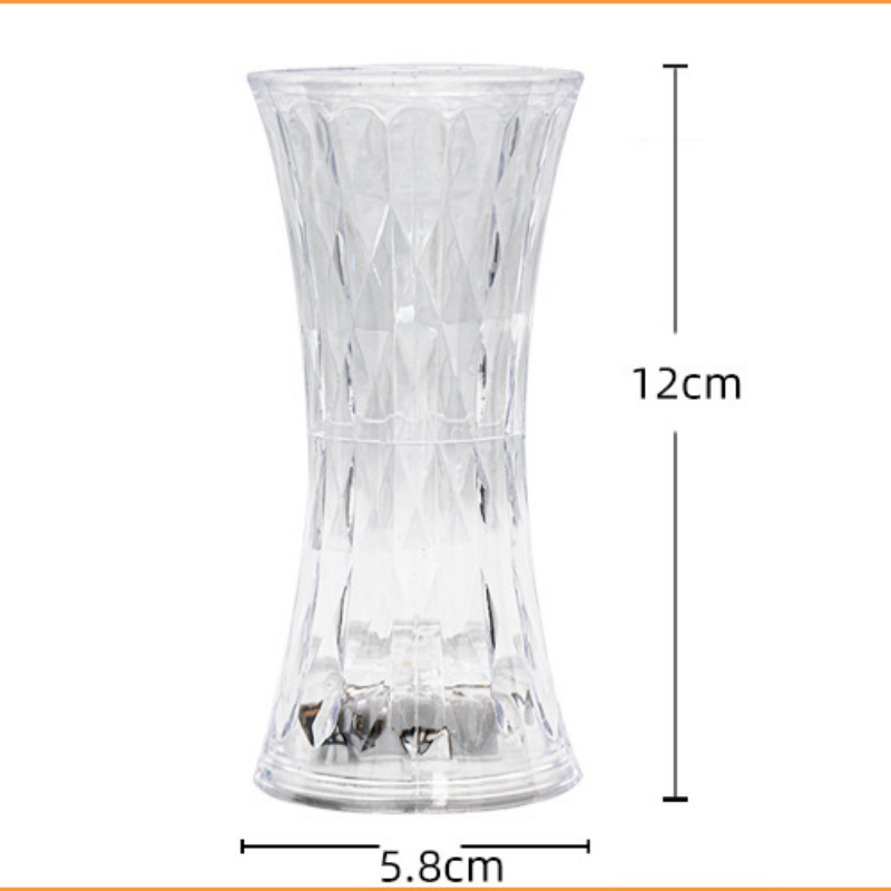 CrystalLuxe - Crystal Table Lamp with Diamond Cut and LED Lighting