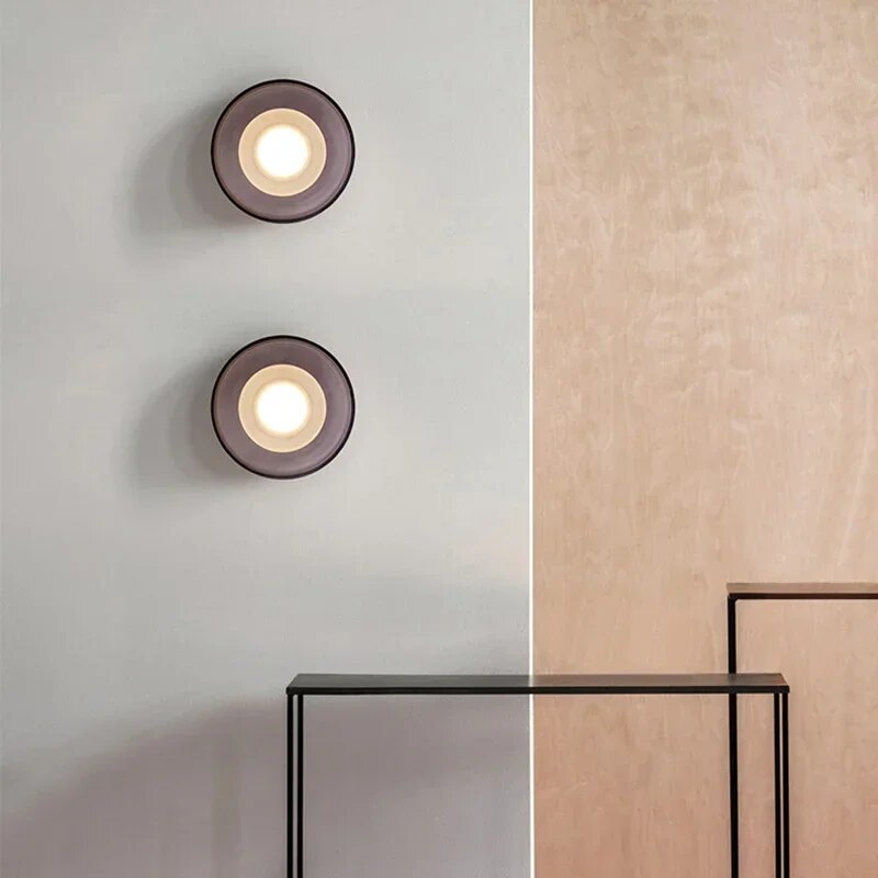 NovaNimbus - Ronde Glas Wandlamp