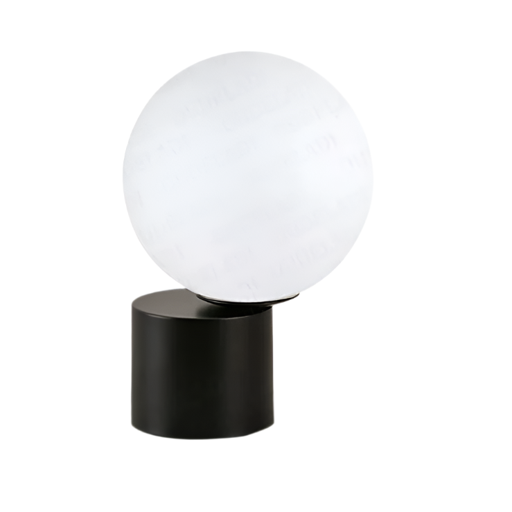 GlassGlow – Glazen Bol Tafellamp met LED Verlichting in Modern Design | Nachtlampje