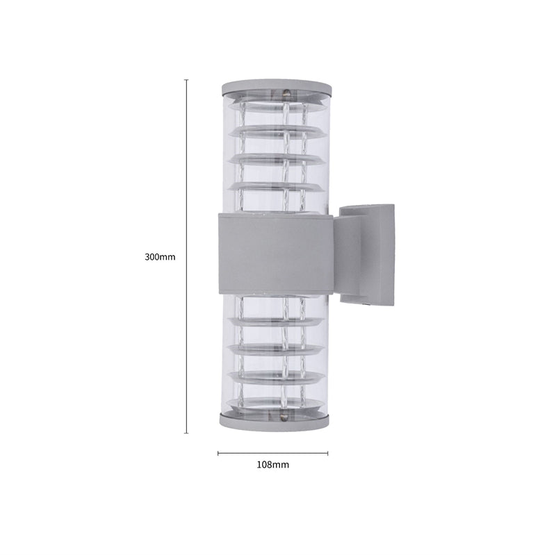 LumiWall – Lampada da parete LED moderna Up-Down per esterni – Impermeabile e a risparmio energetico, perfetta