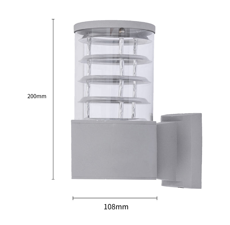 LumiWall – Lampada da parete LED moderna Up-Down per esterni – Impermeabile e a risparmio energetico, perfetta
