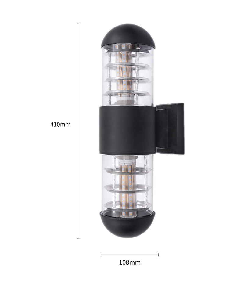 LumiWall – Lampada da parete LED moderna Up-Down per esterni – Impermeabile e a risparmio energetico, perfetta