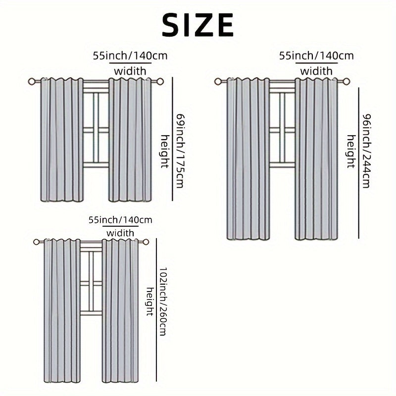 2 Piezas de Cortinas Opacas de Mármol Impresas en Papel Dorado - Cortinas para Privacidad para Sala de Estar y Dormitorio