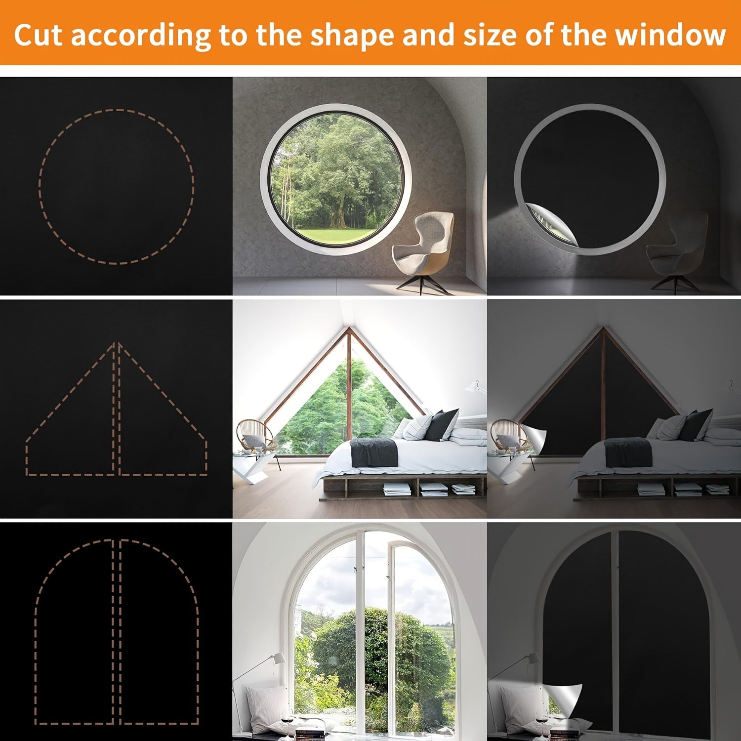 Vintage Verduisterende Gordijnen - Thermisch Geïsoleerd, 1 Stuk, Zonder Koord, Tijdelijke Raambekleding met Klittenband