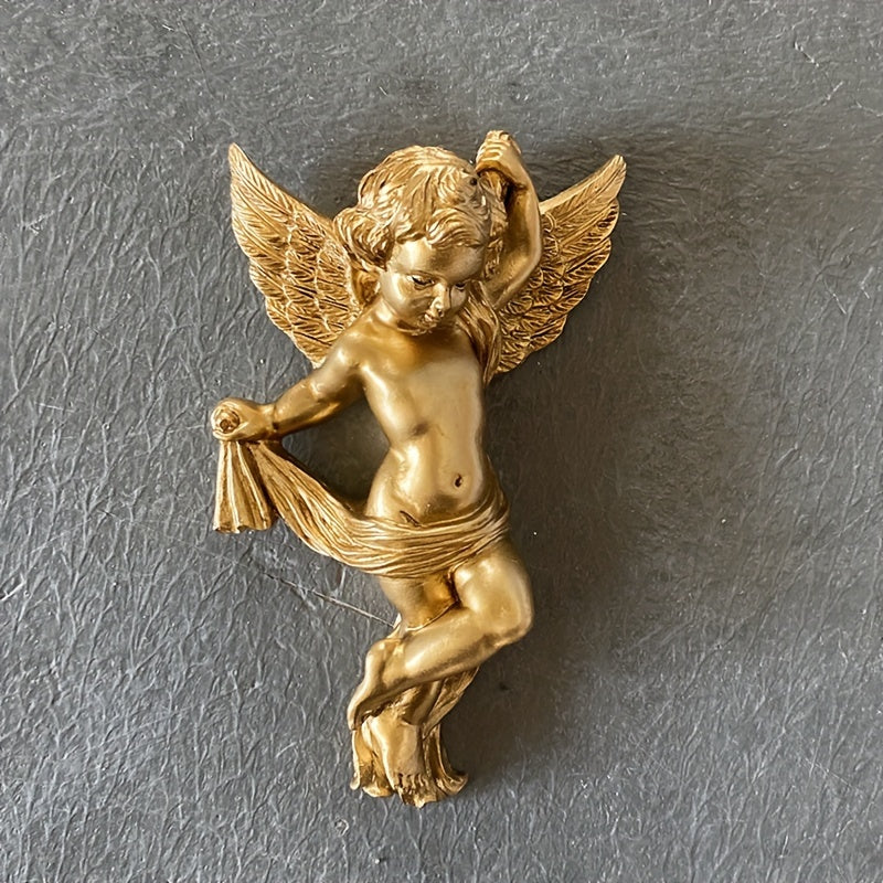 AngelDecor - Vintage Hars Engel Wanddecoratie