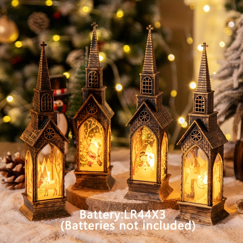CandleLicht - 4 Stuks Kerst LED Kaarsdecoraties op Batterijen