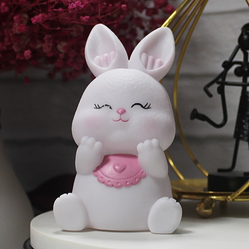 CuteRabbit - Lámpara nocturna LED linda lámpara de mesa para decoración de habitación