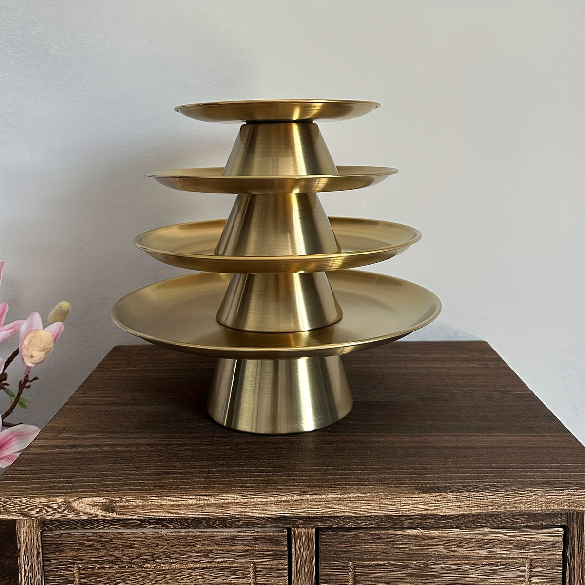 SteelTray - Vassoio Alto in Acciaio Inox | Per Frutta, Dolci e Snack