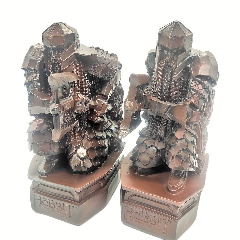 DwarfTreasure - Eenzame Berg Schat Boekenstoppen - Decoratieve Dwerg Beeld Ornamenten