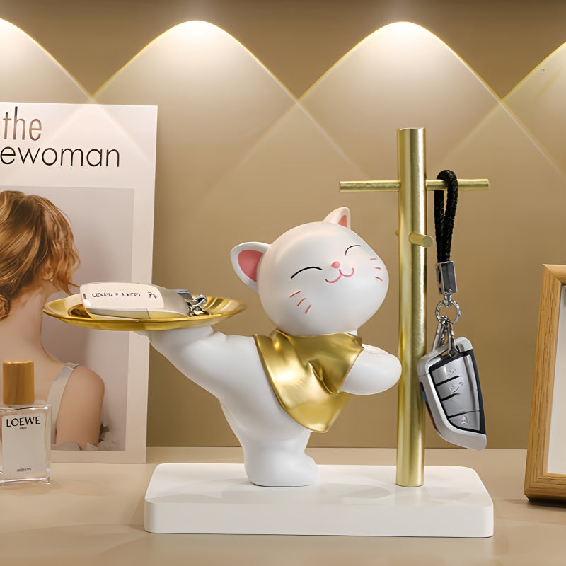 CatKeeper - Portachiavi Decorativo in Resina