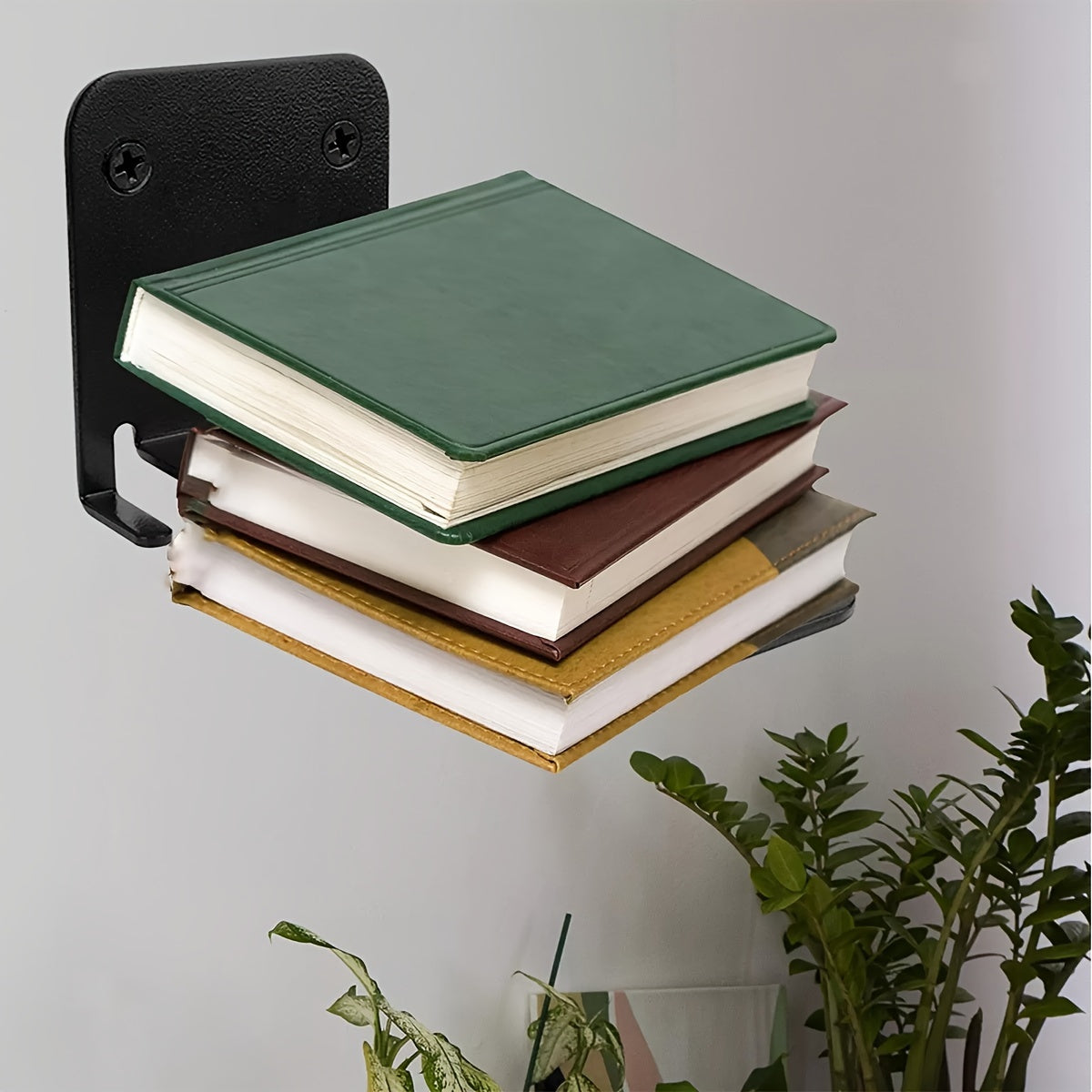 MetalShelf - Set di Supporti per Libri in Metallo - Design Funzionale e Durevole per Ufficio e Spazi Abitativi