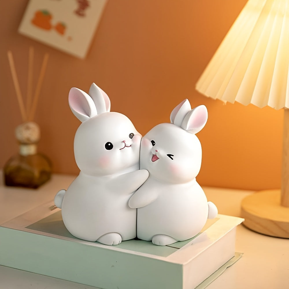 BunnyBookends - Set di 2 fermalibri coniglietti carini