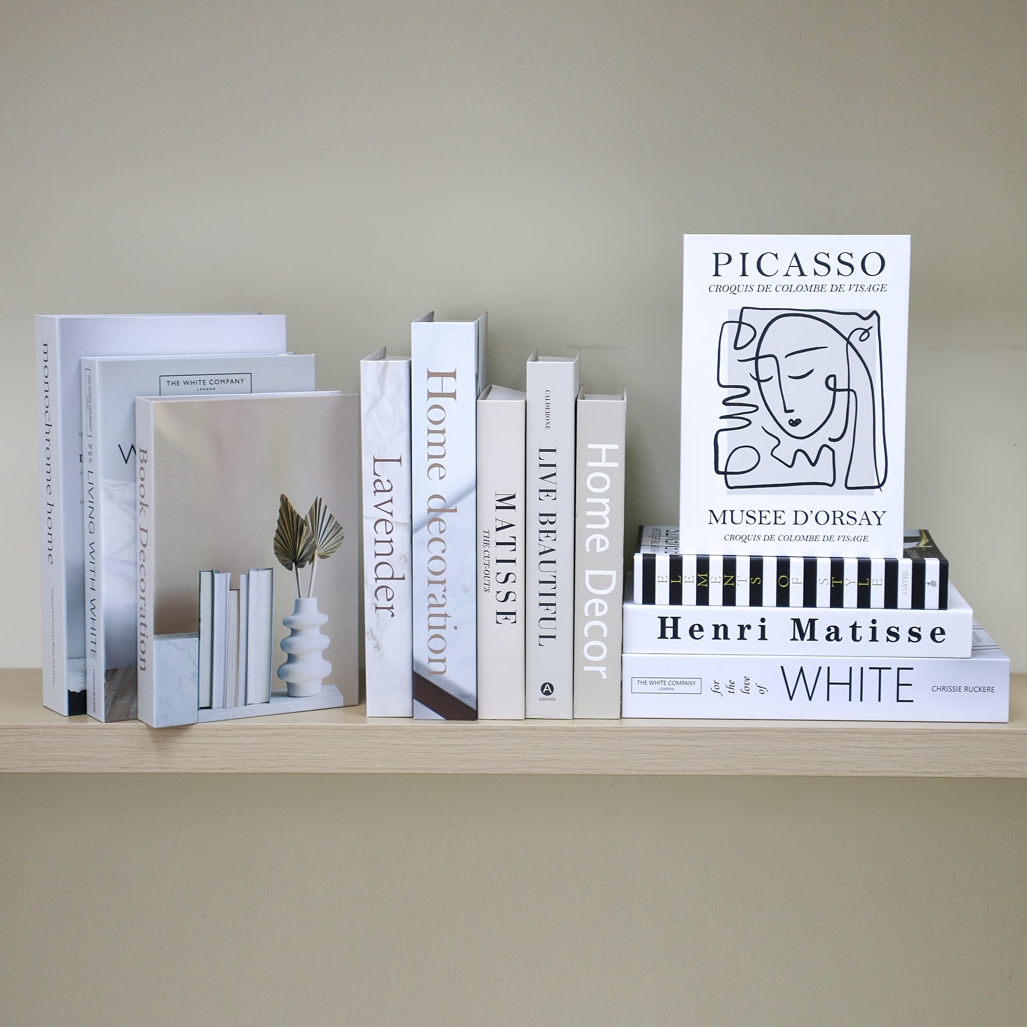 CityScape - Set di 12 Libri Finti Pieghevoli - Decorazioni Realistiche di Paesaggi Urbani per Casa e Ufficio