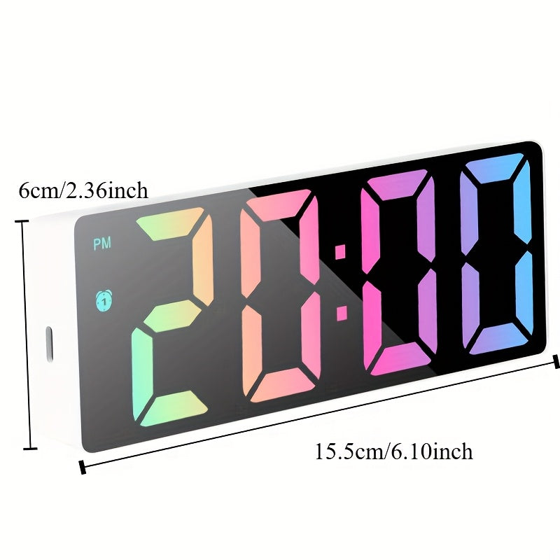 LumiClock - Sveglia LED moderna con visualizzazione di data e temperatura