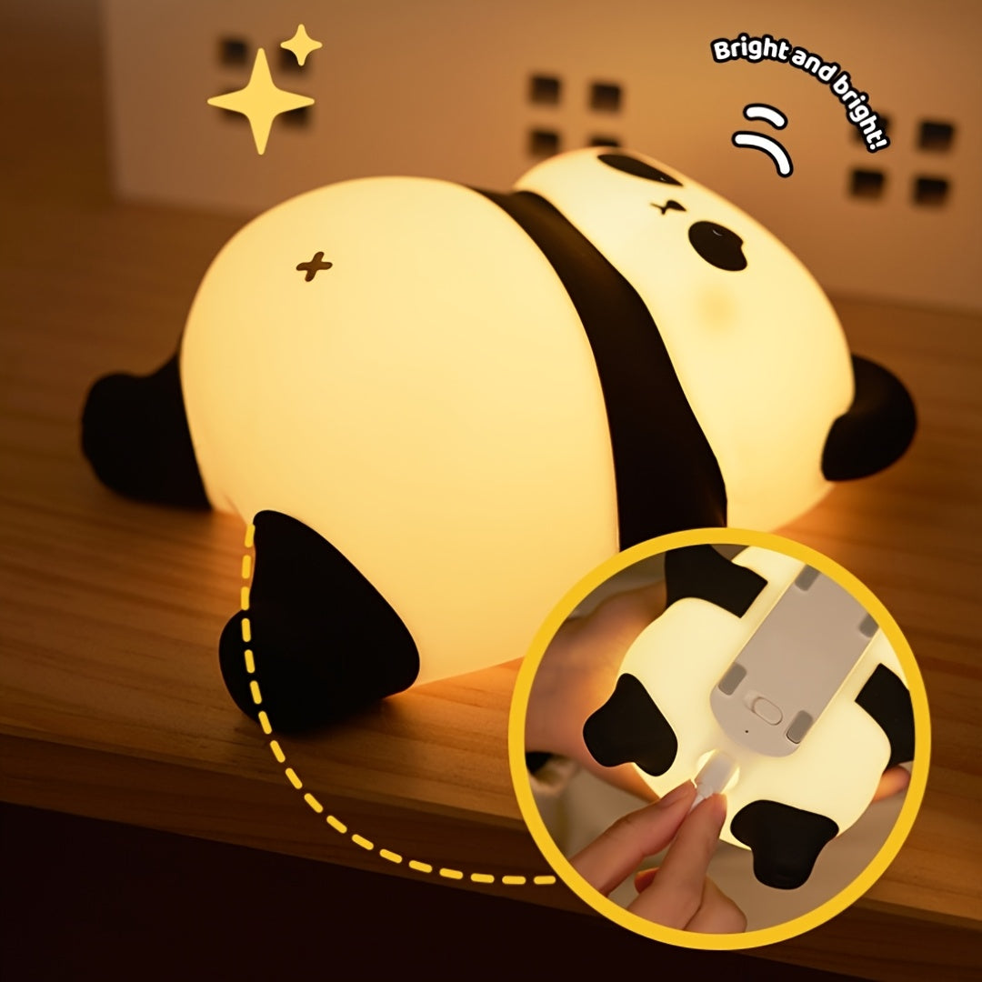 SugarPanda - Candeeiro Noturno LED, Lâmpada de Dormir Recarregável em Silicone