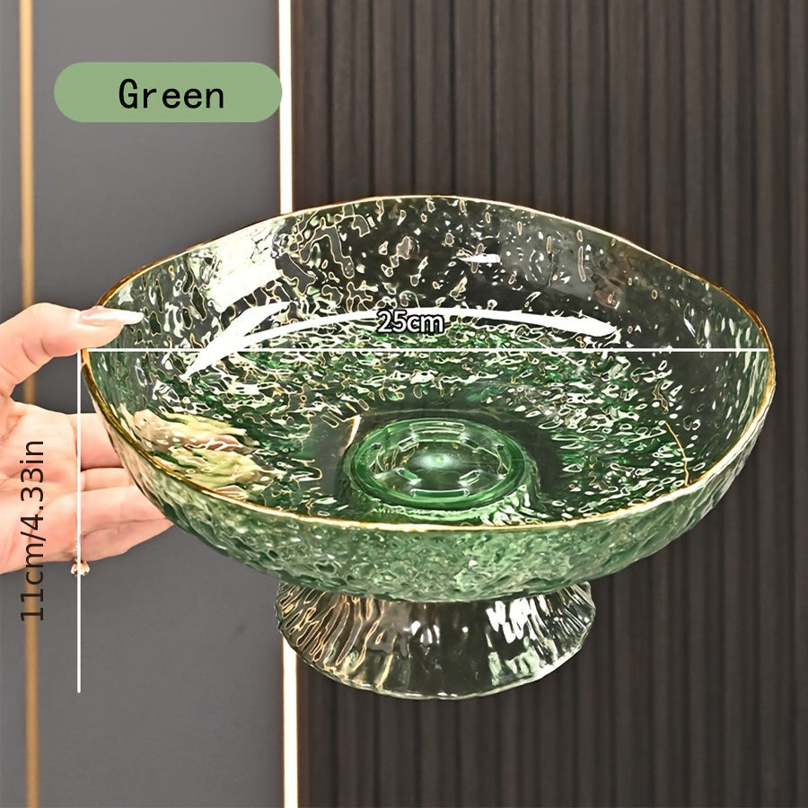 ClearServe-Fruitkom - Transparante PET Kom met Afvoer voor Snacks