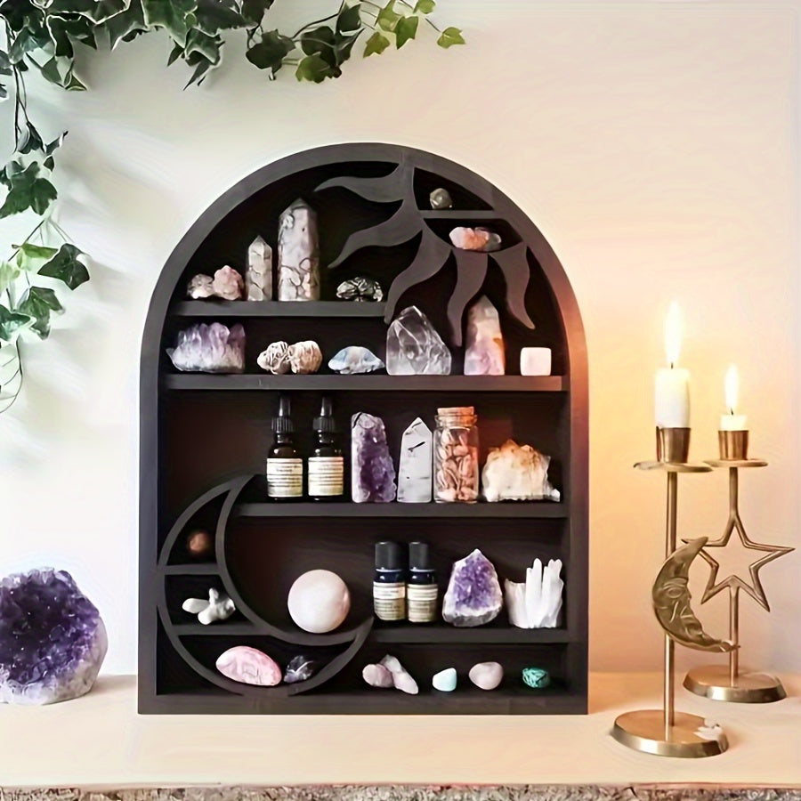 CrystalDisplay - Mensola da muro in cristallo Halve Maan