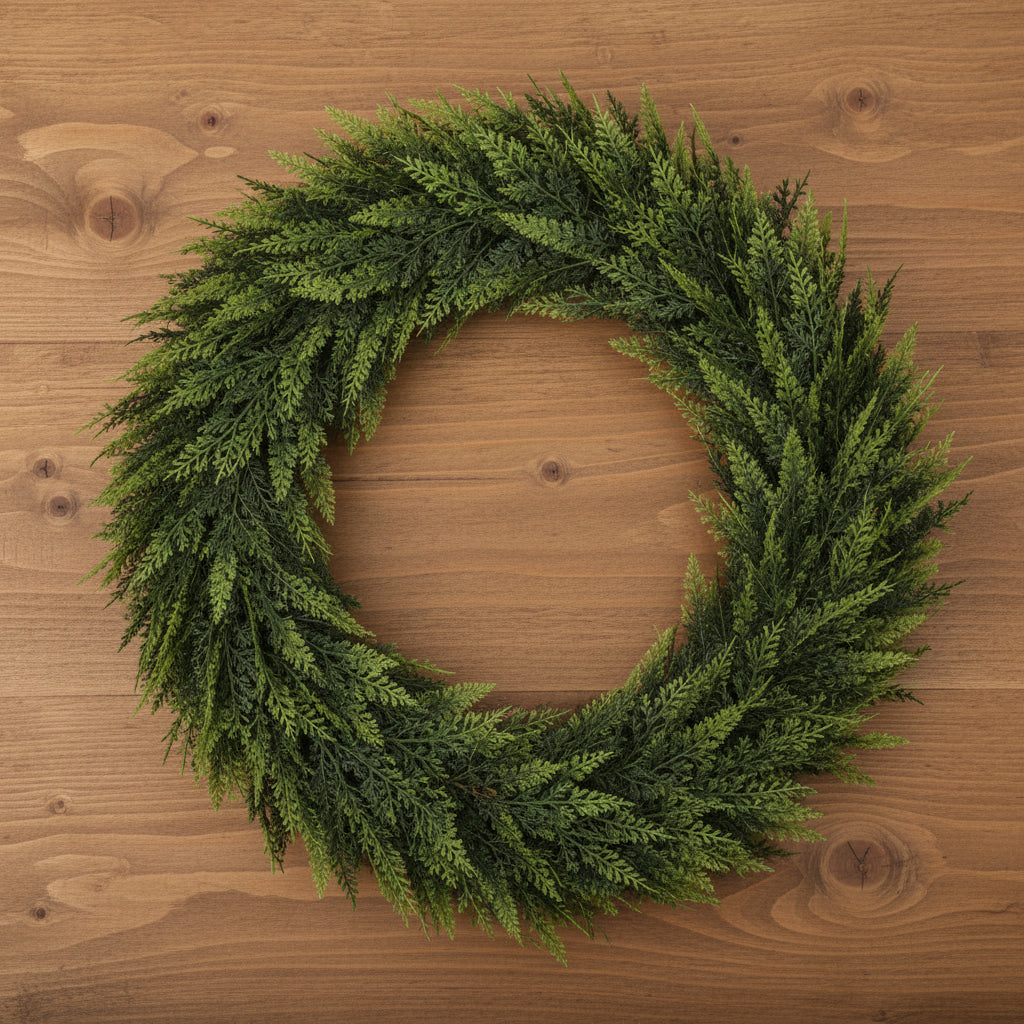 Kerstdecoratie Groene Slinger Kunst Groenblijvend Hangend Decor