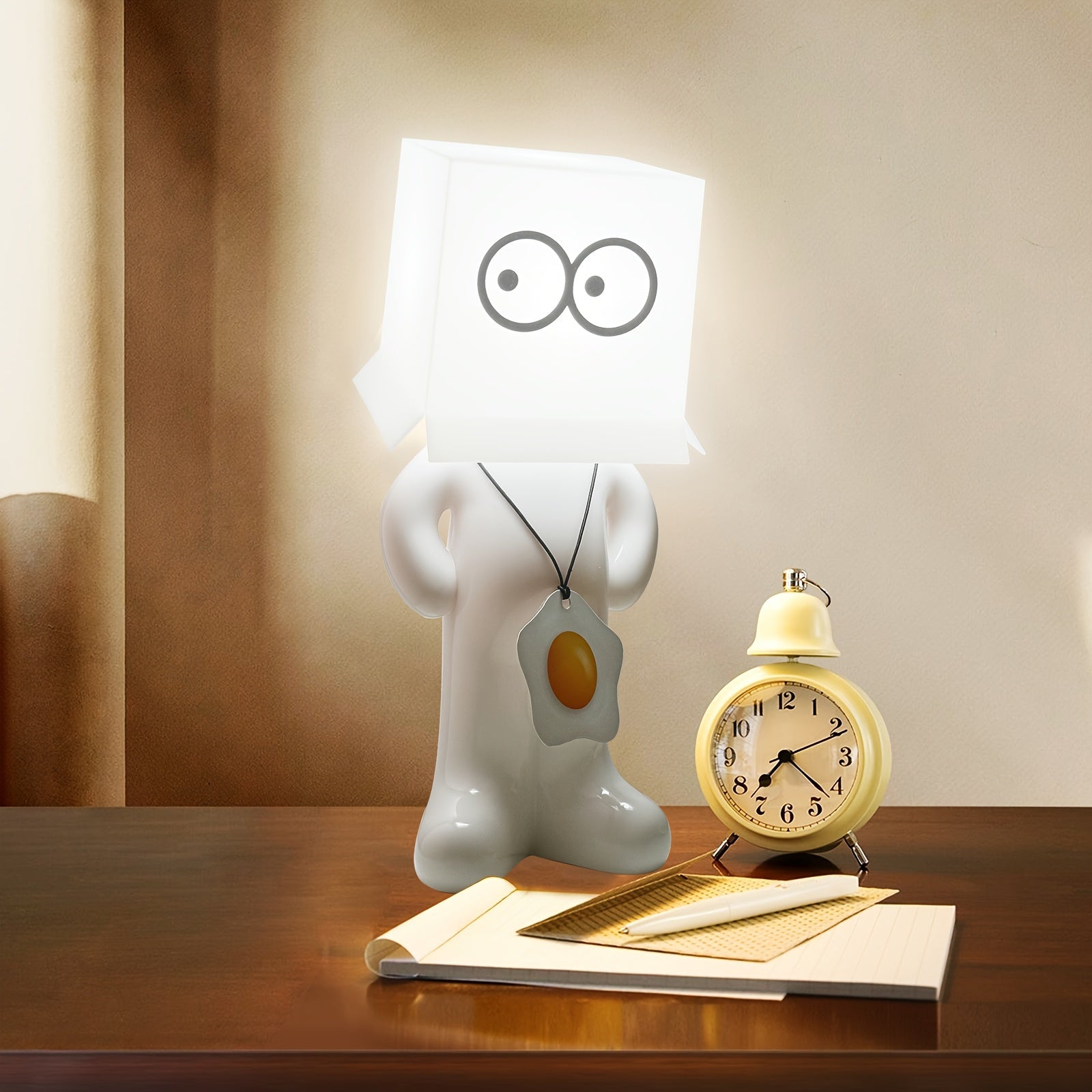 FunGlow - Lámpara de mesa creativa, luz nocturna LED USB para decoración de dormitorio