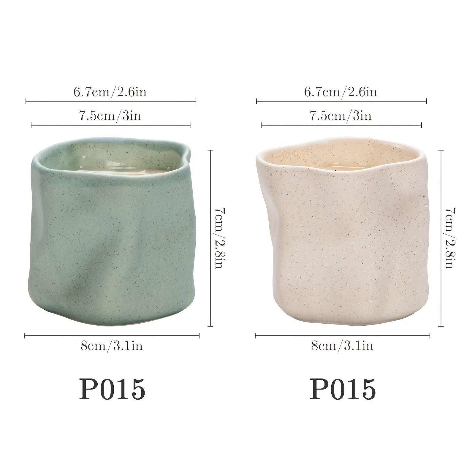 Nordic Stijl Keramische Kandelaar - Moderne Minimalistische Geometrie, Perfect voor Kerstmis en Feestdecoratie