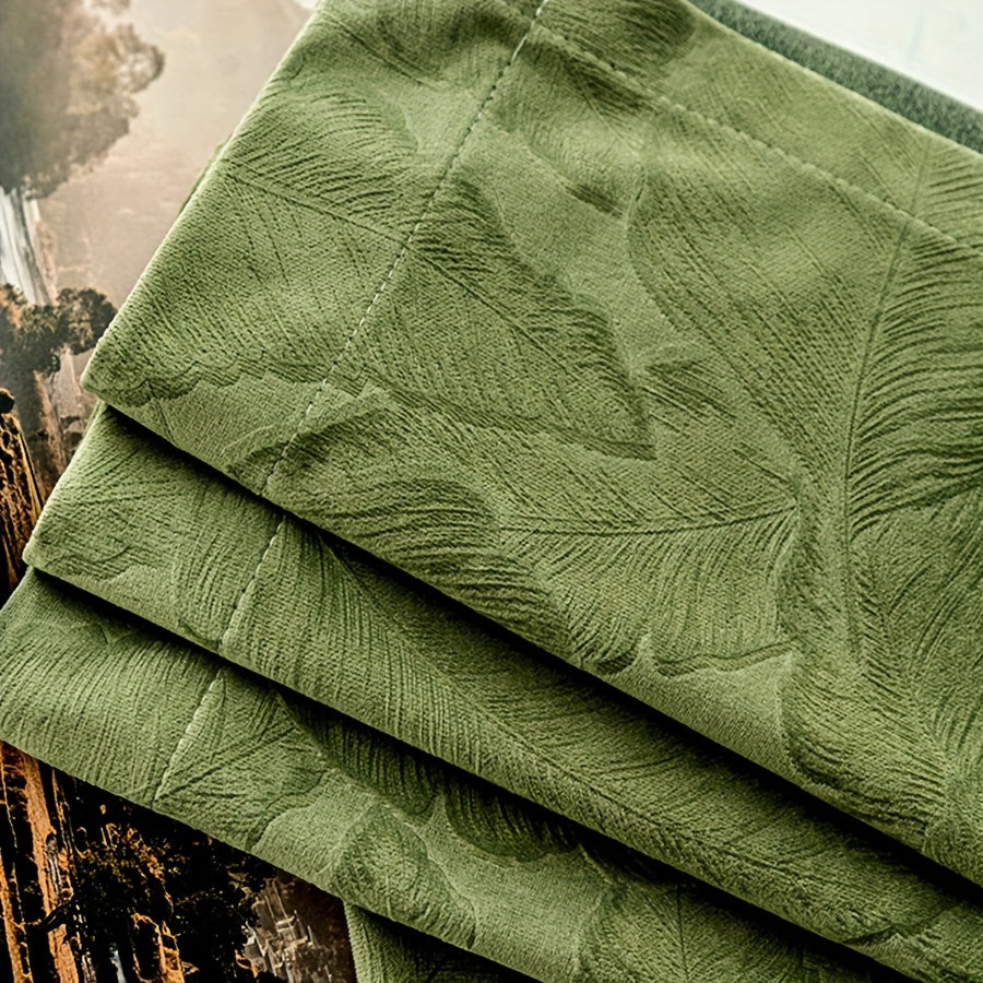 Cortinas de terciopelo jacquard estilo glam Aifish - paquete de 2, 90% opacas y aislantes térmicas