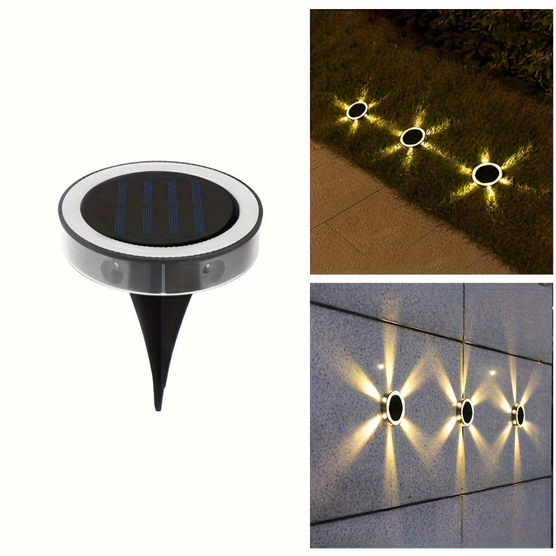 SolarGround - 6 LED Solar Ground Lighting Outdoor