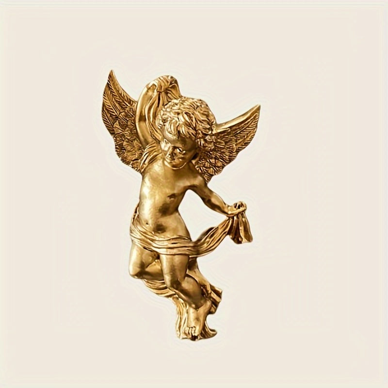 AngelDecor - Vintage Hars Engel Wanddecoratie