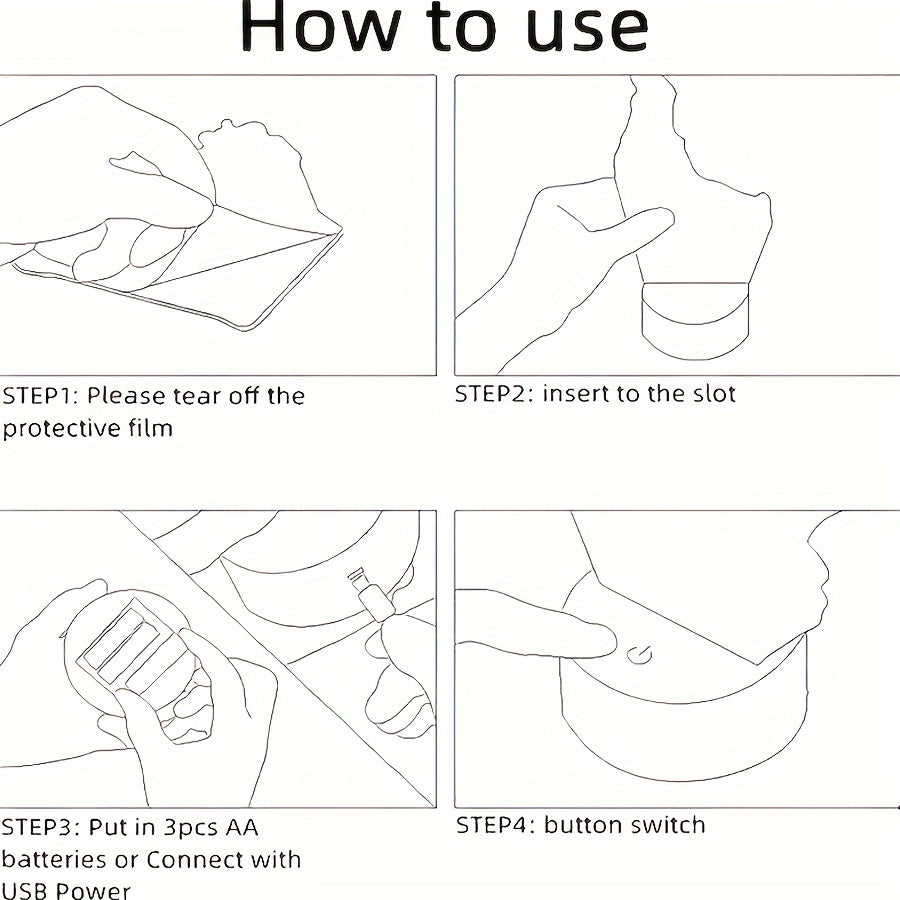 DecoBulldog - Lámpara nocturna 3D de Bulldog Francés con 16 colores