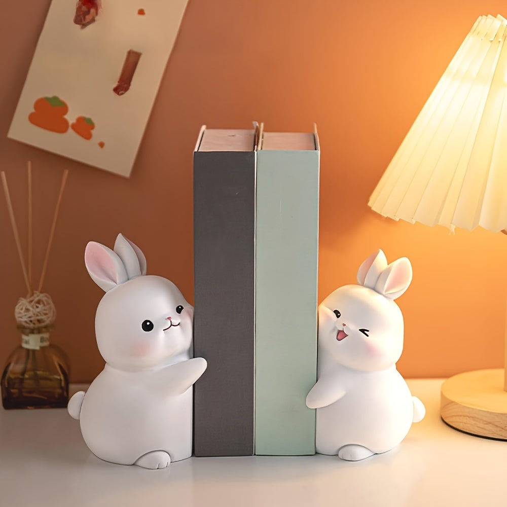 BunnyBookends - Set di 2 fermalibri coniglietti carini