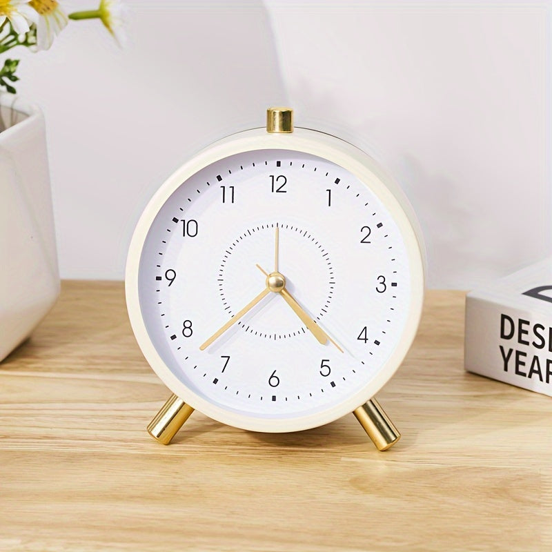 TimeSphere - Sveglia in Metallo Elegante con Luce Notturna