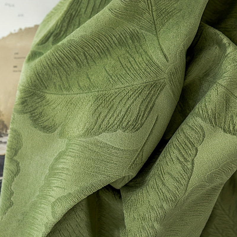 Cortinas de terciopelo jacquard estilo glam Aifish - paquete de 2, 90% opacas y aislantes térmicas