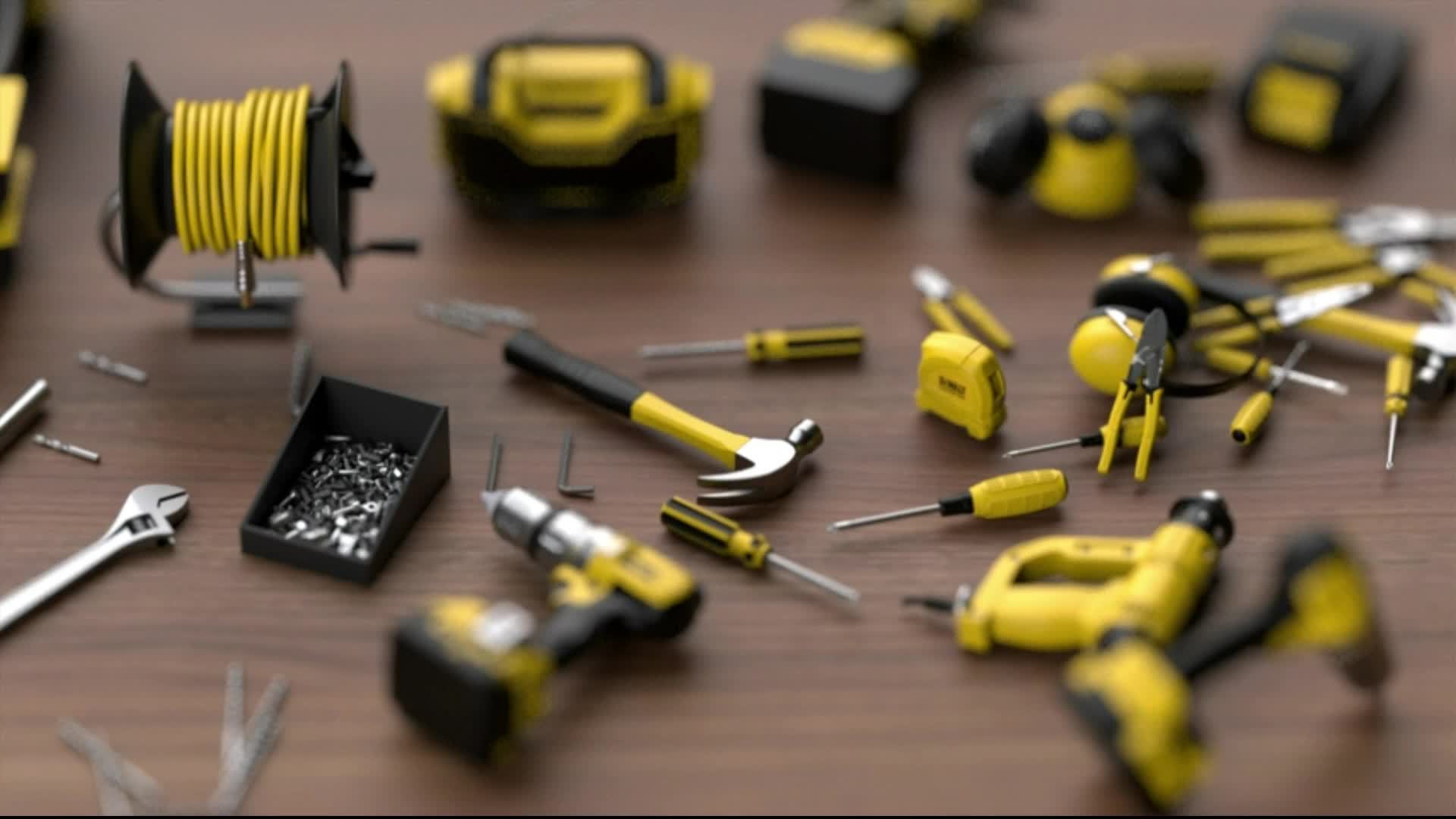 ToolShelf - Estantería de garaje metálica montada en la pared - Repisa flotante para herramientas