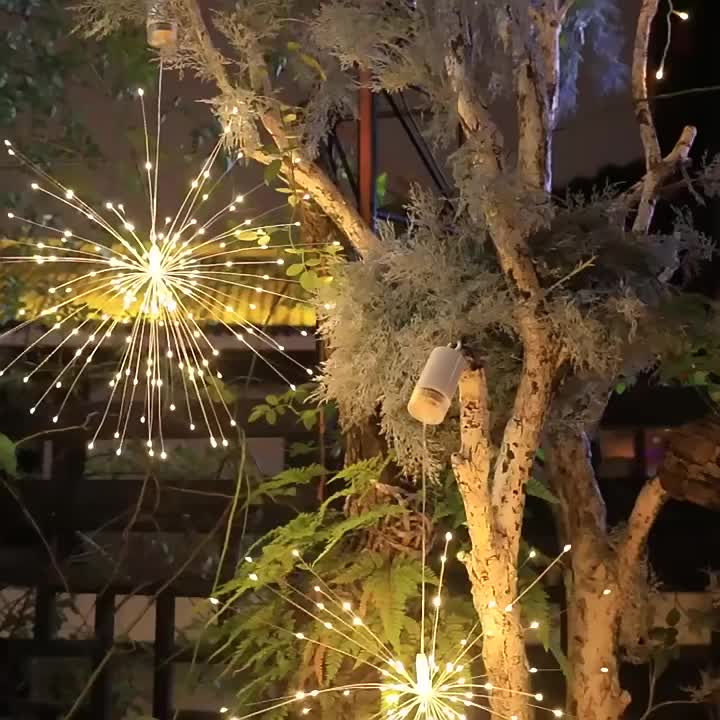 SolarGlow - Solar Energy LED Garden Lighting with 90 Warm White LEDs