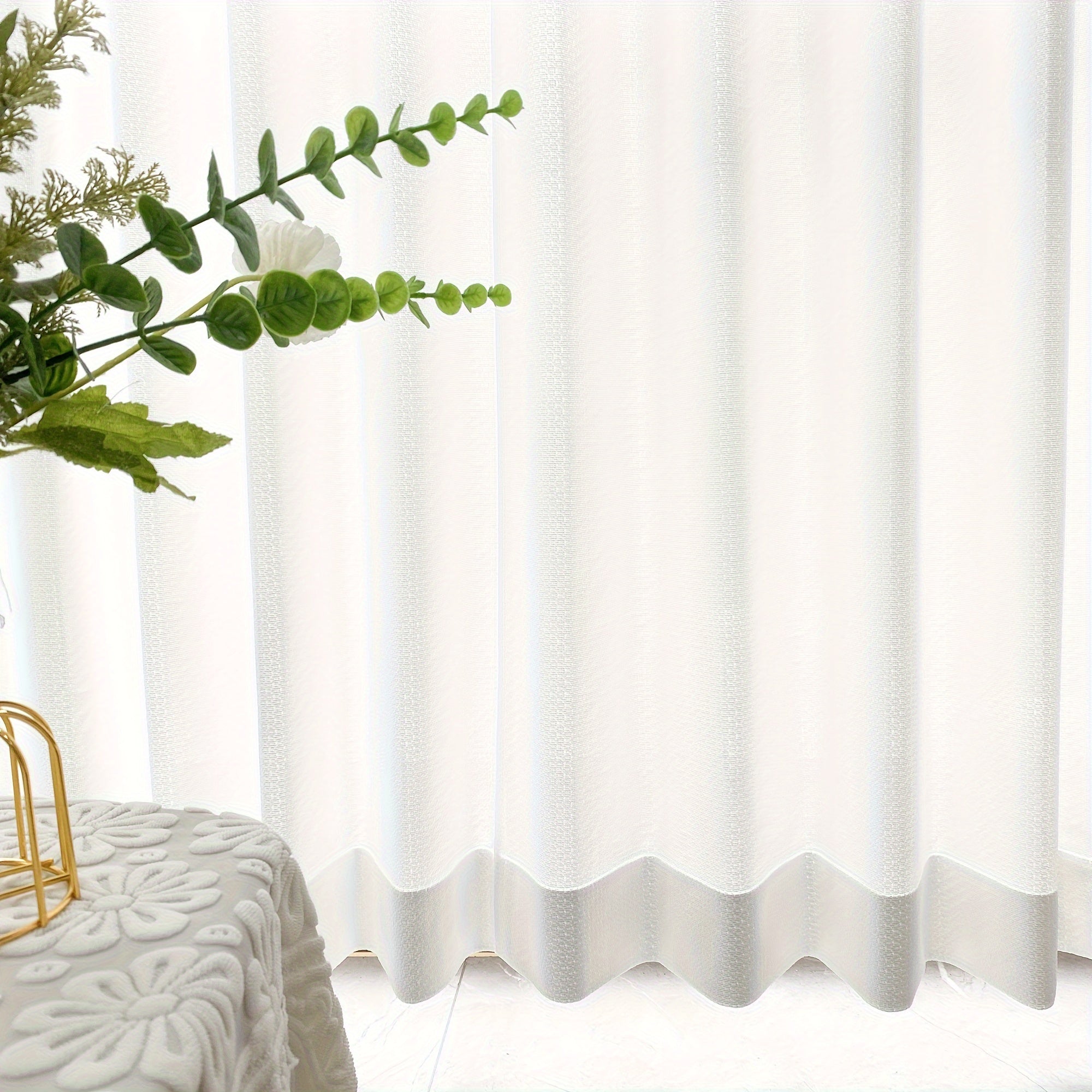 Tende Oscuranti Contemporanee - Tende a Maglia Resistenti ai Raggi UV 2 Pannelli