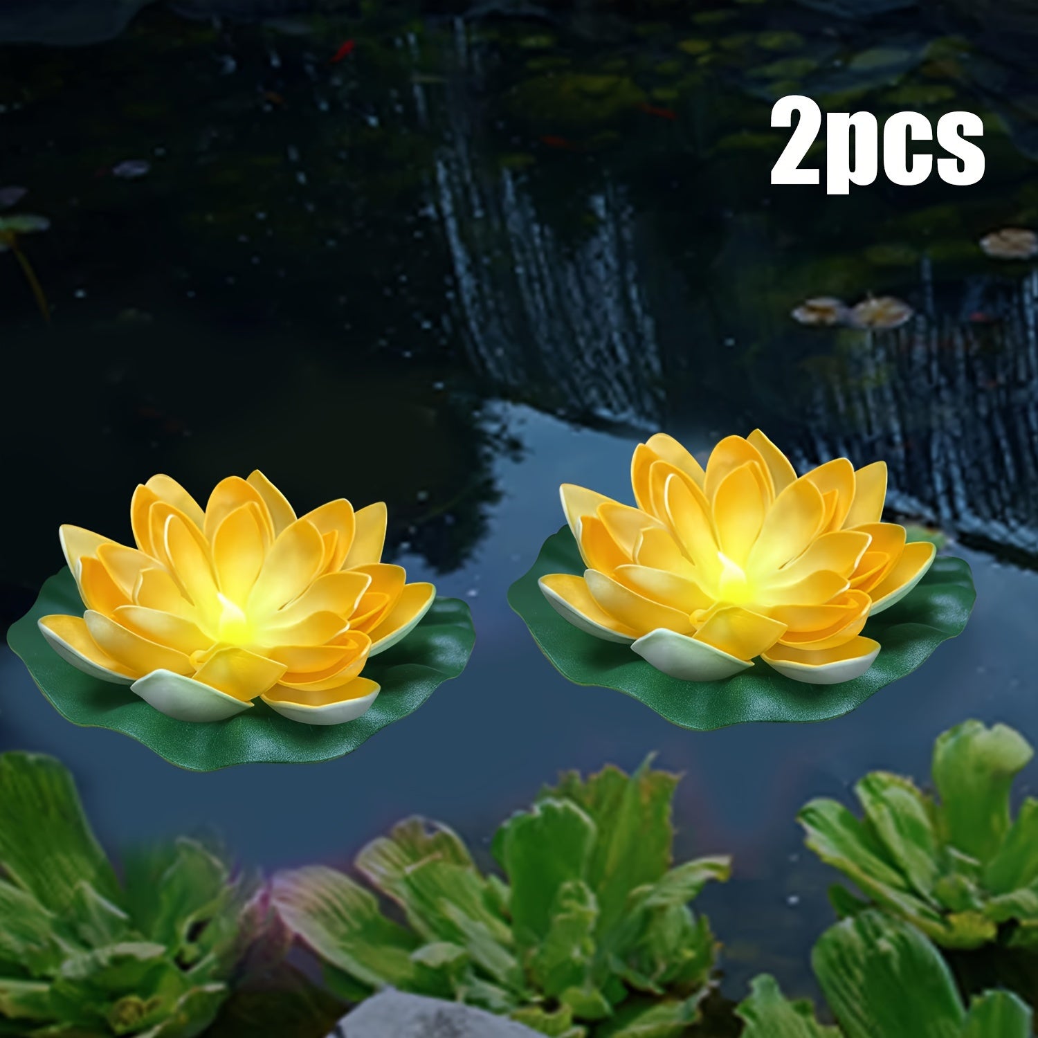 SolarLily - Lanterna Solare LED a Forma di Loto Decorativa in 3 Colori