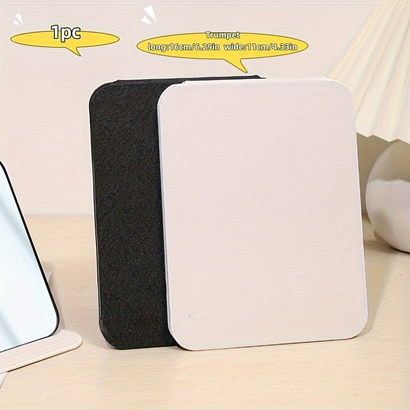 Portable Foldable Makeup Mirror – HD, Table Model, Ideal for Women & Girls, Battery-Free