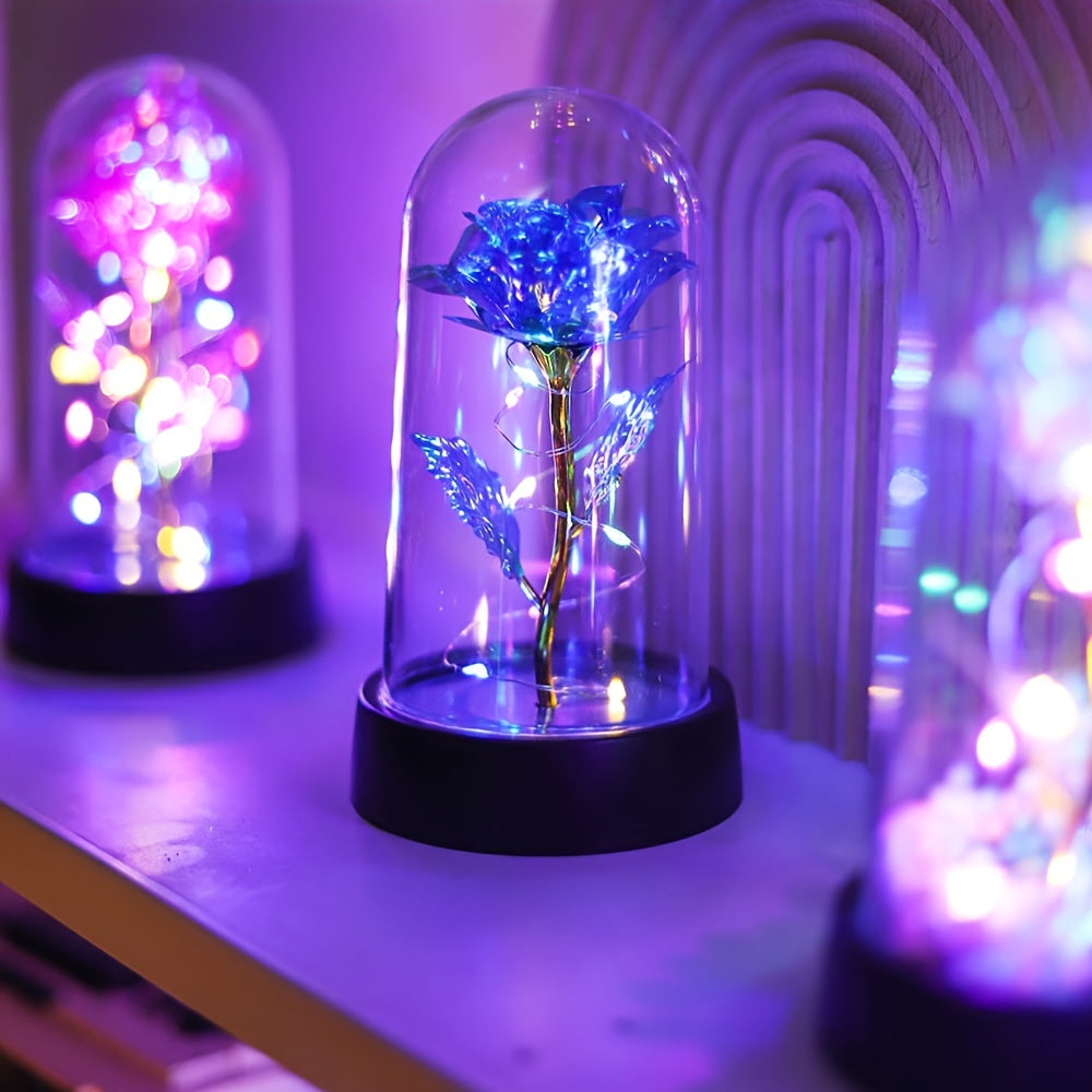 GoldenRose - Elegante Rozenbloem Lamp voor Cadeaus en Decoratie