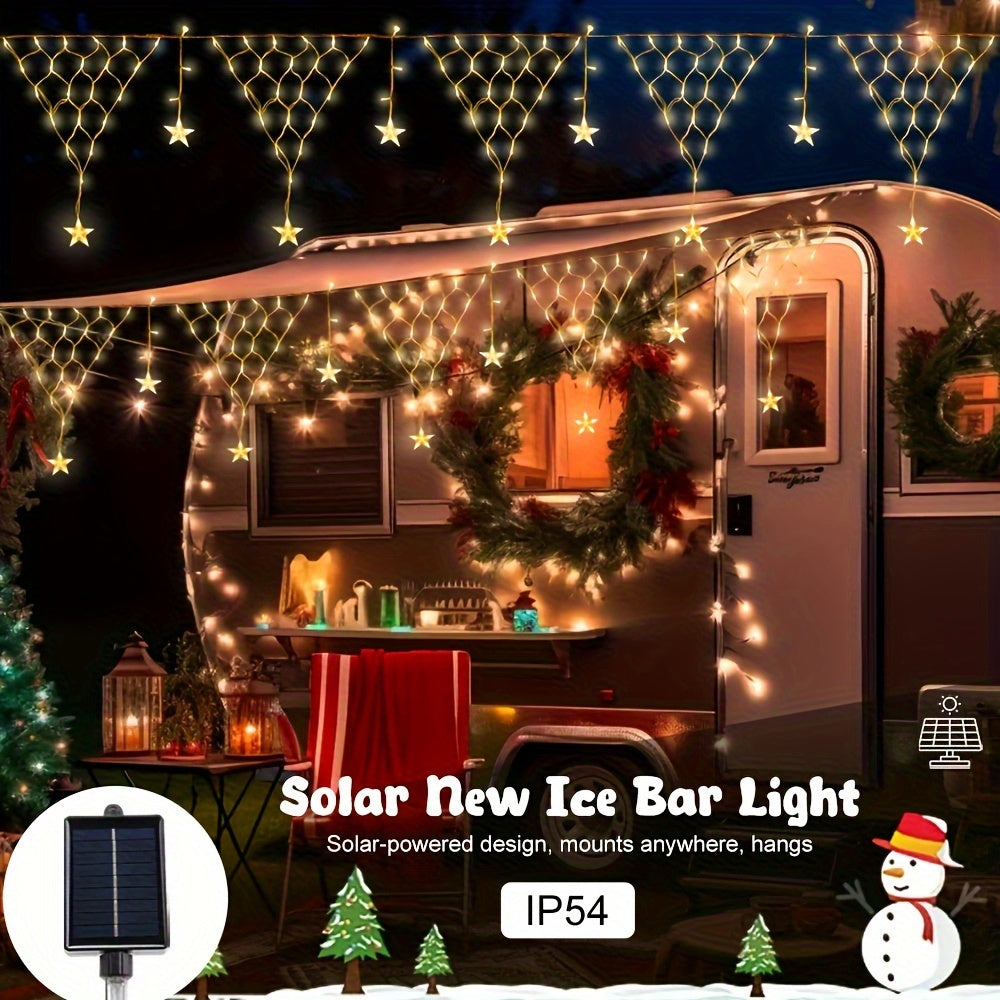 SolarTwinkle - 162 LED Ambient Lighting with Removable Solar Battery