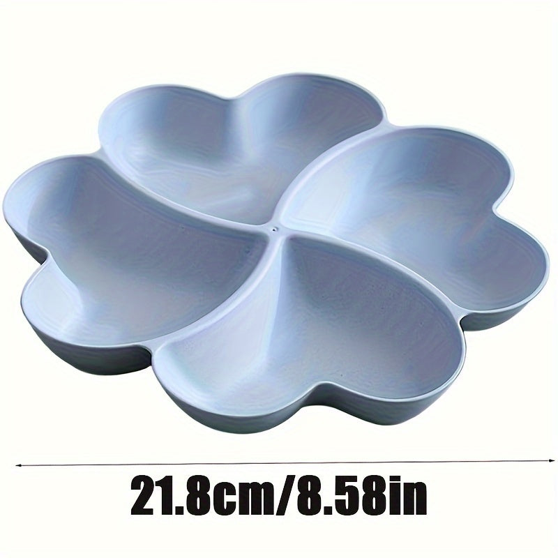 FlowerServe - Set van 4 Bloemvormige Serveerschalen voor Snacks & Fruit