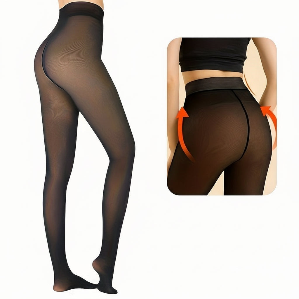 Slip Termico Pile Foderato Elegante Invernale Donna