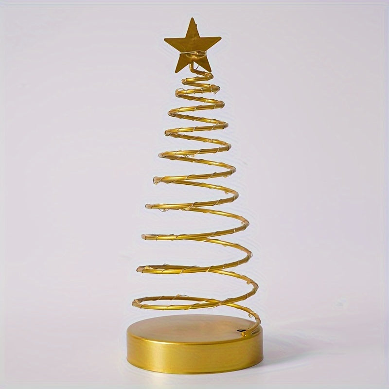 StarGlow - Candeeiro de Mesa com Braço Estrela, Alimentado a Pilhas e Resistente à Ferrugem