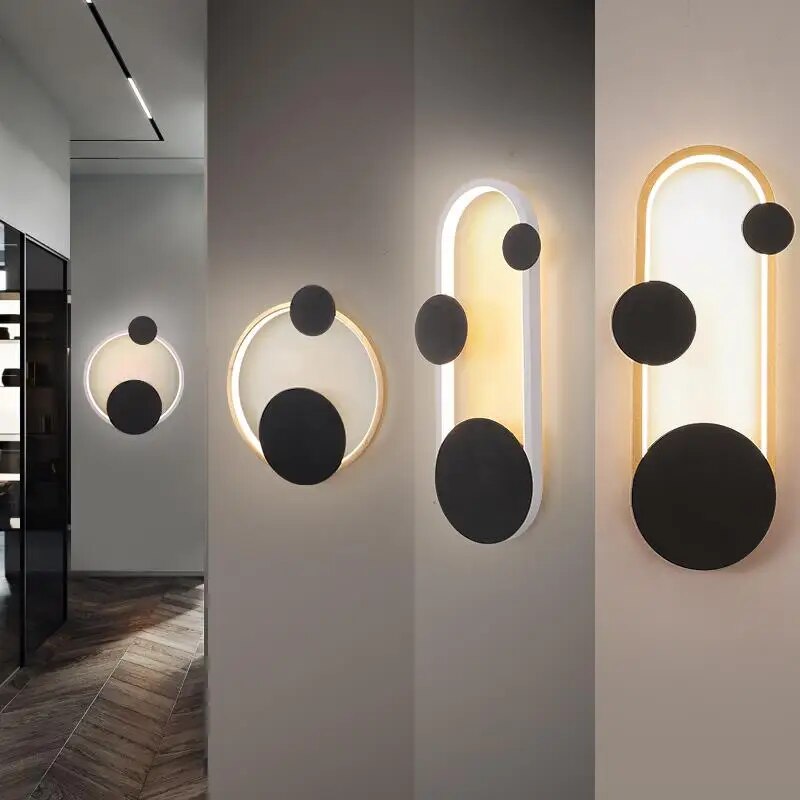 CreativeGlow - Lámpara de pared LED moderna con diseño creativo – Iluminación decorativa