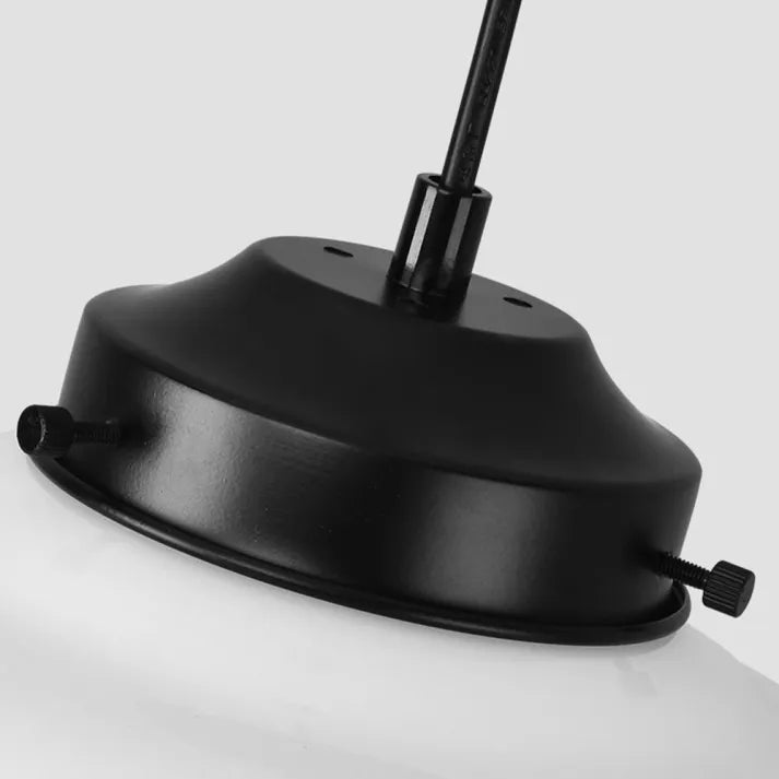 FrostGeo - Vintage Geometric Pendant Lamp made of Matte Glass for Dining Room and Living Room