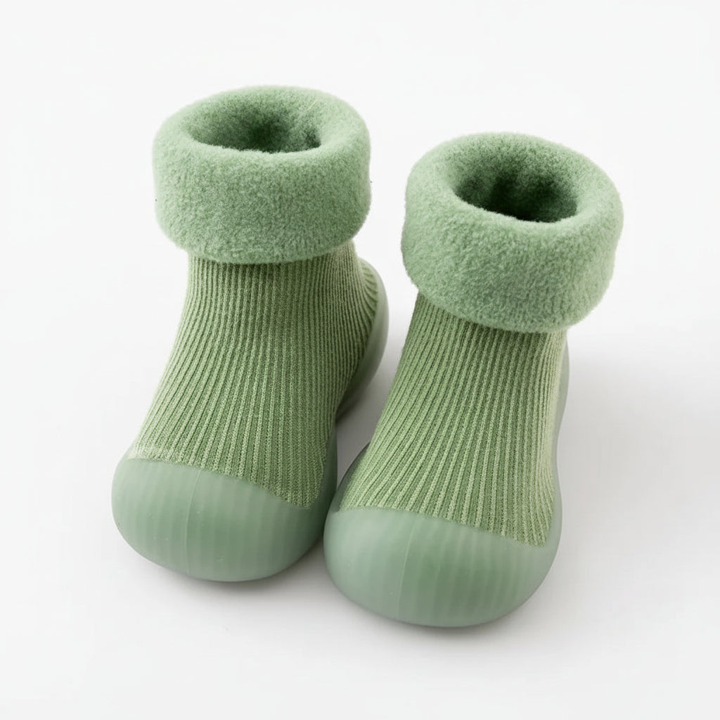 Antislip Sokken Peuters Warme Katoenen Babyschoentjes Eerste Stapjes