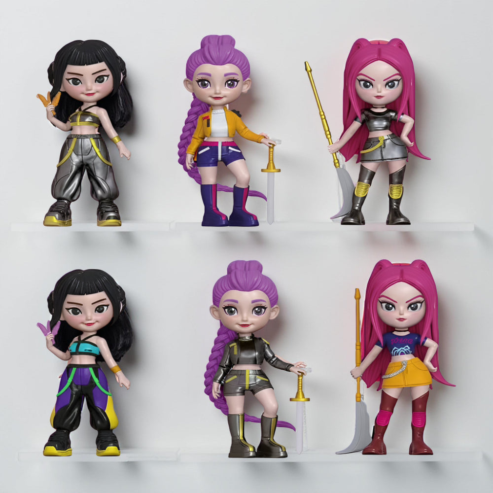 Action Figures Anime Set in PVC Collezione Giocattoli Decorativi