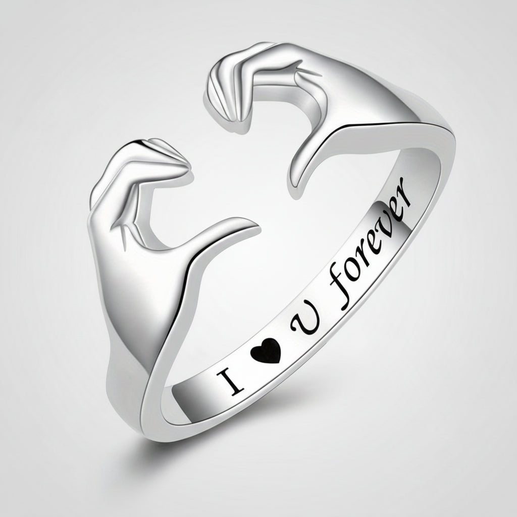 Rings Heart I Love You Inscription Valentine's Day