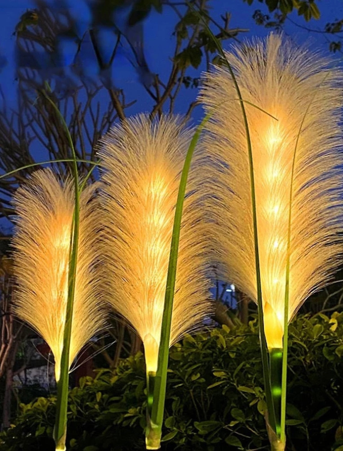 Illuminazione da giardino solare in rattan decorativa per esterni