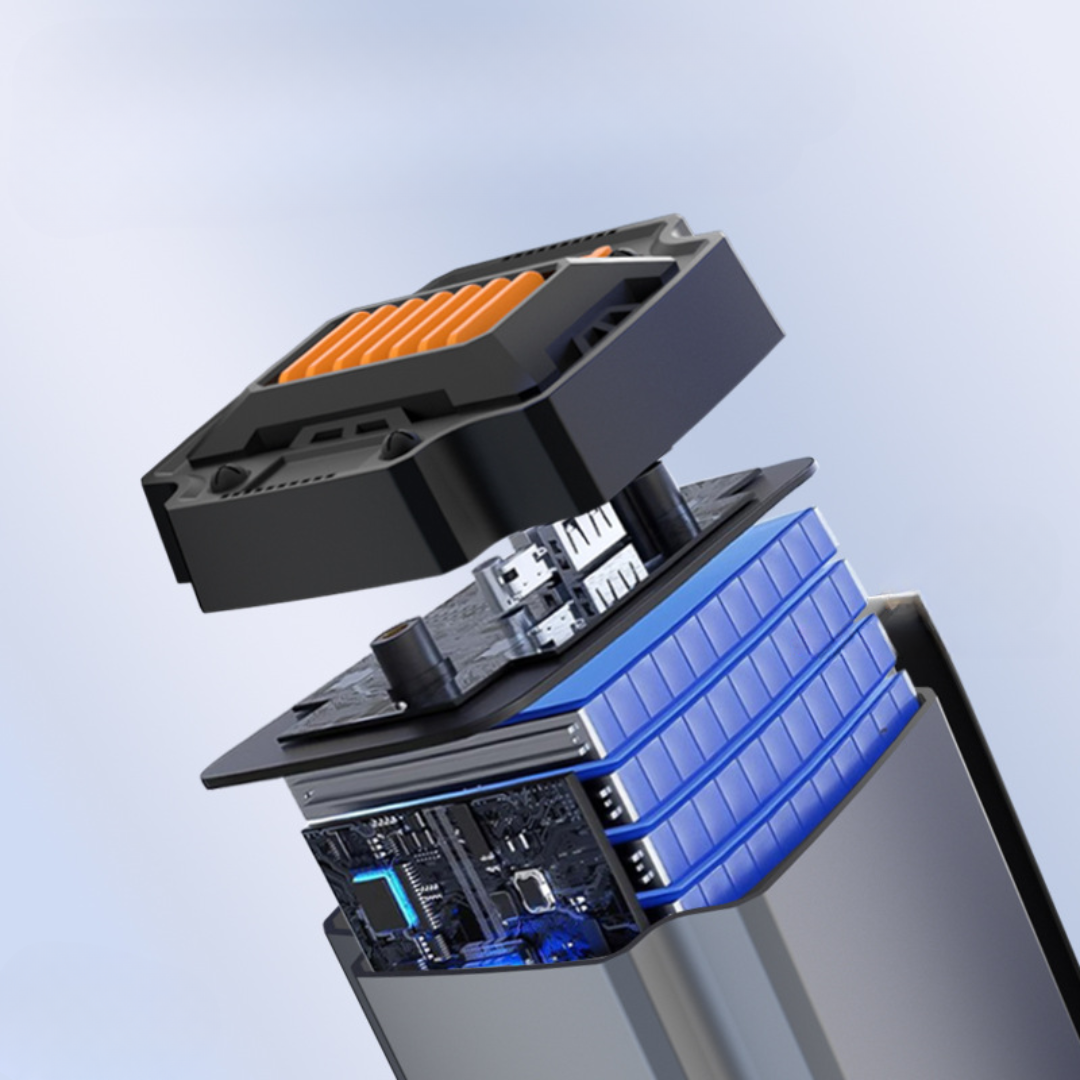 Jumpstarter Draagbaar 4000A Compressor Powerbank Auto Start Set