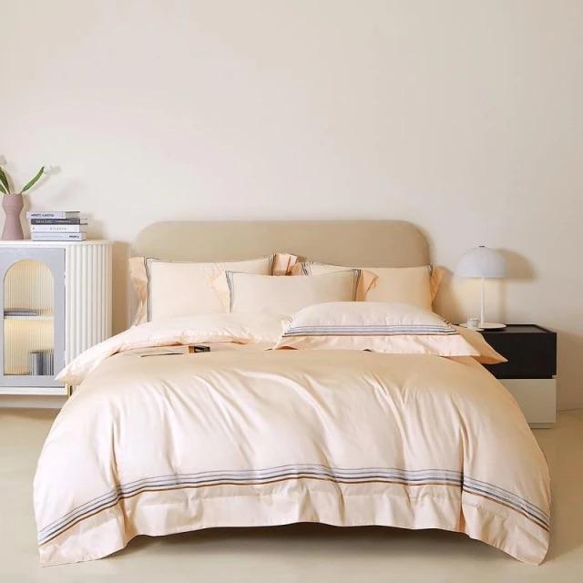 Juego de funda nórdica Amsterdam Orange - Algodón egipcio